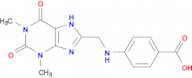 4-{[(1,3-DIMETHYL-2,6-DIOXO-2,3,6,7-TETRAHYDRO-1H-PURIN-8-YL)METHYL]AMINOBENZOIC ACID