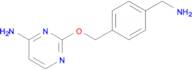 2-((4-(Aminomethyl)benzyl)oxy)pyrimidin-4-amine