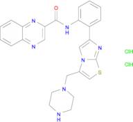 N-(2-(3-(Piperazin-1-ylmethyl)imidazo[2,1-b]thiazol-6-yl)phenyl)quinoxaline-2-carboxamide dihydrochloride