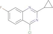 4-Chloro-2-cyclopropyl-7-fluoroquinazoline