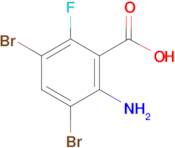 2-Amino-3,5-dibromo-6-fluorobenzoic acid