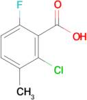 2-Chloro-6-fluoro-3-methylbenzoic acid