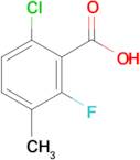 6-Chloro-2-fluoro-3-methylbenzoic acid