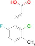 2-Chloro-6-fluoro-3-methylcinnamic acid