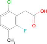 6-Chloro-2-fluoro-3-methylphenylacetic acid