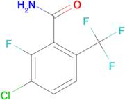 3-Chloro-2-fluoro-6-(trifluoromethyl)benzamide