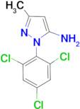 5-Methyl-2-(2,4,6-trichlorophenyl)-2H-pyrazol-3-ylamine