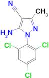 5-Amino-3-methyl-1-(2,4,6-trichlorophenyl)-1Hpyrazole-4-carbonitrile