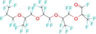 Perfluoro-2,5,8,11-tetramethyl-3,6,9,12-tetraoxapentadecanoyl fluoride