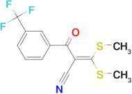 3,3-Bis(methylthio)-2-[3-(trifluoromethyl)-benzoyl]acrylonitrile