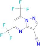 5,7-Bis(trifluoromethyl)-3-cyanopyrazolo[1,5-a]-pyrimidine