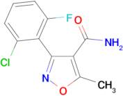 3-(2-Chloro-6-fluorophenyl)-5-methylisoxazole-4-carboxamide