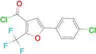 5-(4-Chlorophenyl)-2-(trifluoromethyl)furan-3-carbonyl chloride