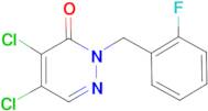 4,5-Dichloro-2-(2-fluorobenzyl)pyridazine-3(2H)-one