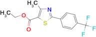 Ethyl 4-methyl-2-[4-(trifluoromethyl)phenyl]-thiazole-5-carboxylate