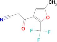 5-Methyl-2-(trifluoromethyl)furo-3-ylacetonitrile