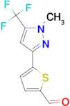 2-[1-Methyl-5-(trifluoromethyl)pyrazol-3-yl]-thiophene-5-carboxaldehyde