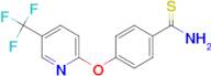 4-[5-(Trifluoromethyl)pyrid-2-yloxy]thiobenzamide