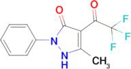 5-methyl-2-phenyl-4-(2,2,2-trifluoroacetyl)-2,3-dihydro-1H-pyrazol-3-one