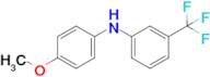 Benzenamine, N-(4-methoxyphenyl)-3-(trifluoromethyl)-