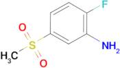 2-Fluoro-5-methylsulfonylaniline