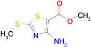 4-Amino-2-methylthio-5-thiazole carboxylic acid methyl ester