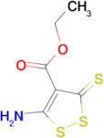 5-Amino-3-thioxo-3H-(1,2)dithiole-4-carboxylic acid ethyl ester