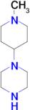 1-(N-Methyl-piperidin-4-yl)piperazine