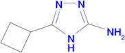 5-Cyclobutyl-4H-1,2,4-triazol-3-ylamine