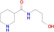 Piperidine-3-carboxylic acid (3-hydroxy-propyl)-amide