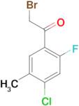 2-Bromo-1-(4-chloro-2-fluoro-5-methylphenyl)-1-ethanone