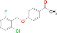1-{4-[(2-Chloro-6-fluorobenzyl)oxy]phenyl}-1-ethanone