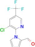 1-[3-Chloro-5-(trifluoromethyl)-2-pyridinyl]-1H-pyrrole-2-carbaldehyde