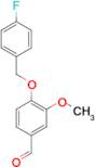 4-[(4-Fluorobenzyl)oxy]-3-methoxybenzaldehyde