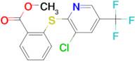 Methyl 2-{[3-chloro-5-(trifluoromethyl)-2-pyridinyl]sulfanyl}benzoate