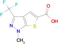 1-Methyl-3-(trifluoromethyl)-1H-thieno[2,3-c]pyrazole-5-carboxylic acid