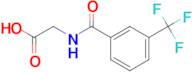 2-{[3-Trifluoromethyl)benzoyl]amino}acetic acid