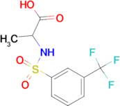 2-({[3-(Trifluoromethyl)phenyl]sulfonyl}amino)propanoic acid