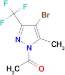 1-Acetyl-4-bromo-5-methyl-3-(trifluoromethyl)-pyrazole