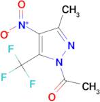 1-Acetyl-3-methyl-4-nitro-5-(trifluoromethyl)-1H-pyrazole