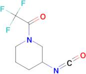 N-(Trifluoroacetyl)piperidine-3-isocyanate