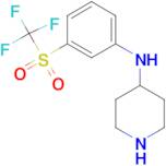 N-(4-Piperidyl)-3-trifluoromethylsulfonylaniline
