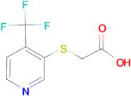 2-{[4-(Trifluoromethyl)pyridin-3-yl]thio}acetic acid