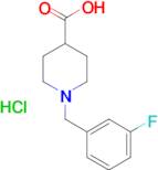 1-(3-Fluorobenzyl)-4-piperidinecarboxylic acid hydrochloride