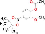 2-Methoxy-4-(4,4,5,5-tetramethyl-1,3,2-dioxaborolan-2-yl)phenylacetate