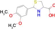 2-(3,4-Dimethoxyphenyl)-1,3-thiazolidine-4-carboxylic acid