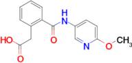 2-{2-[(6-Methoxypyridin-3-yl)carbamoyl]phenyl}acetic acid