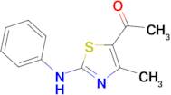 2-Phenylamino-4-methyl-5-acetylthiazole