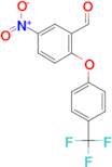 5-Nitro-2-[4-(trifluoromethyl)phenoxy]benzaldehyde