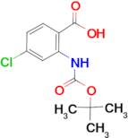 2-tert-Butoxycarbonylamino-4-chloro-benzoic acid